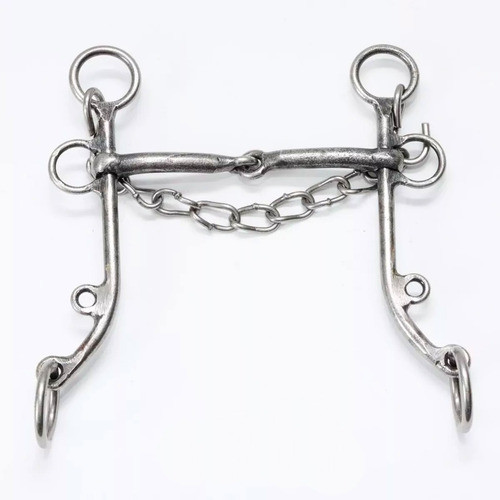 Freno Para Caballo, Pulido Tipo Filete Pata Larga 0