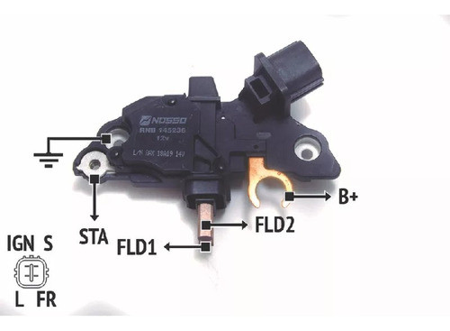 Regulador De Voltaje Alternador Bosch Rnb 145236 0