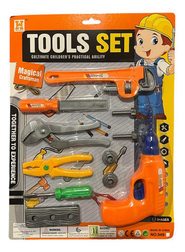 Set De Herramientas Juego Didactico Niños 0