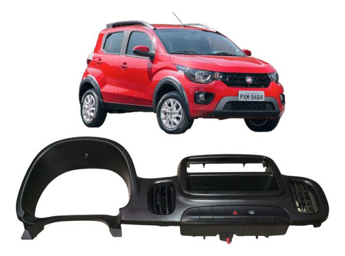 Moldura Do Painel Velocímetro Fiat Mobi Original 2016 A 2020 0