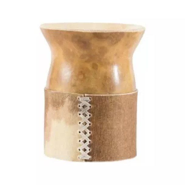 Traditional Mate Gourd Natural Calabash With Base | Height 12 cm, Diameter 9 cm