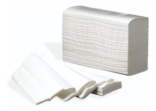 Papel Toalla Intercalada Blanca 20x27cm X 2000 Unidades 0