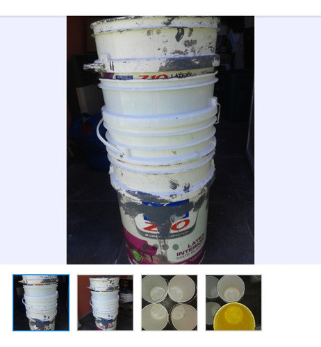 Tachos De Pintura Vacíos 20 Lts 0
