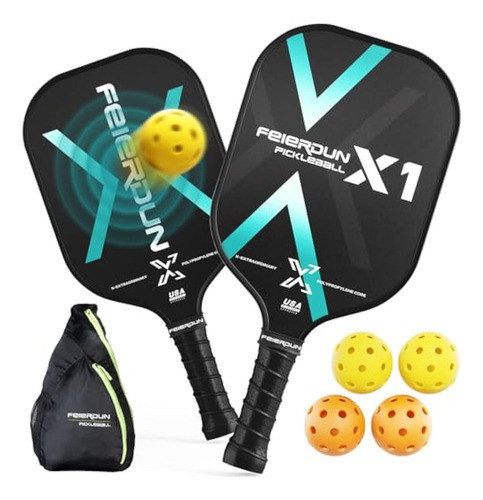 Feierdun Juego De 2 Palas De Pickleball Para 0