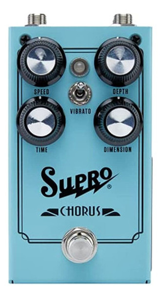 Supro 1307 Pedal De Guitarra De Coro Analógico 0 Supro 1307 Pedal De Guitarra De Coro Analógico 0