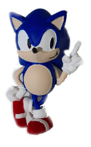Escultura Estatua Sonic 15 Cm Altura Y Más Tamaños 0