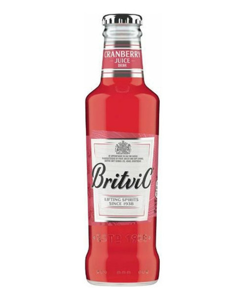 Cranberry Juice Drink Britvic Botella 200 Ml Pack X 24 0
