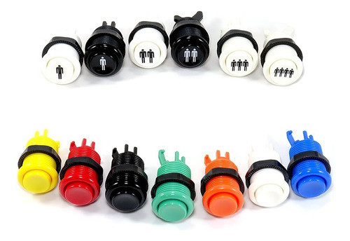 Boton Arcade Concavo 28mm 0