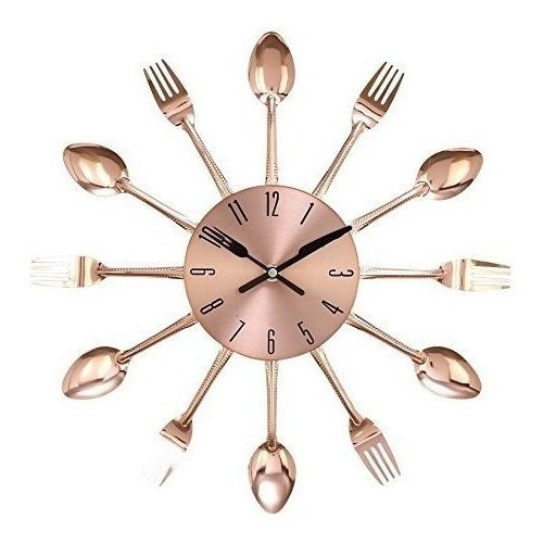 Benzara 85522 Metal De Cobre Reloj De Pared 15 D 0