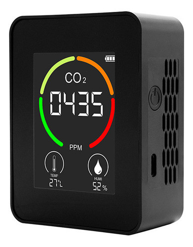 Detector De Qualidade Do Ar Retroiluminado Doméstico Co2 3 E 0