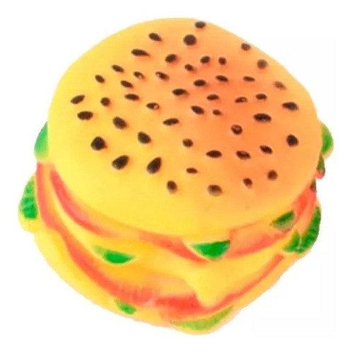 Juguete Mordillo Hamburguesa Completa Mascota Chifle Diseño 0