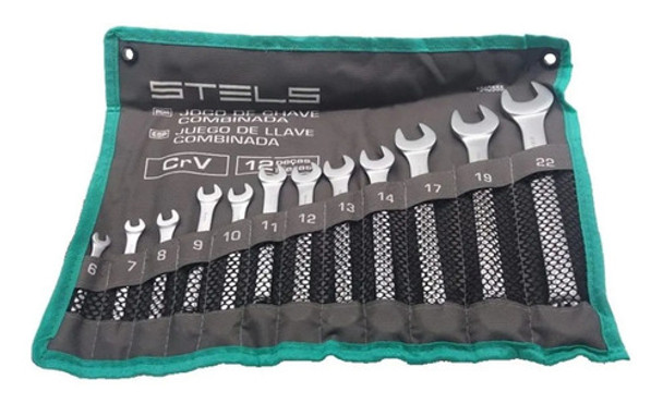 Kit Chave Combinada 6 A 22mm 12 Peças Stels 0