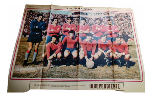 Independiente Antiguo Poster La Prensa Año 1971 0