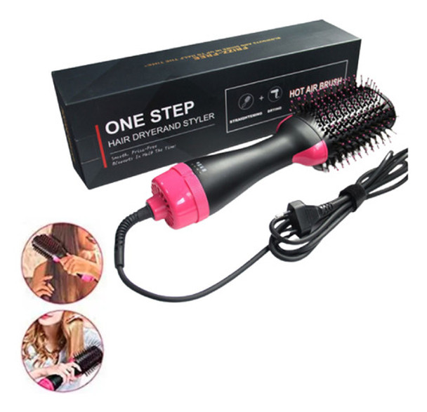 Cepillo Secador De Pelo Eléctrico Seca Peina Y Alisa 0