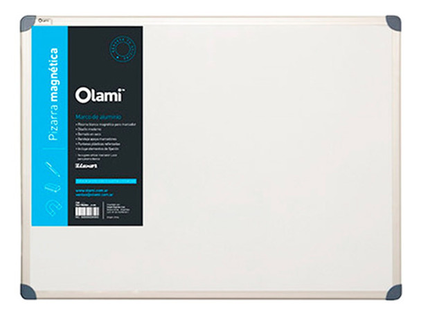 Pizarra Blanca Magnetica Olami Marco De Aluminio 75x100cm 0