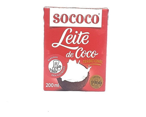 Leche De Coco Sococo 200 Ml - San Giorgio 0