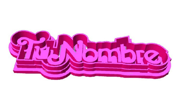 Cortante Galletita Logo Barbie Personalizado 0