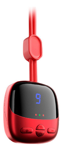 Massageador De Pescoço Vermelho Usb 0