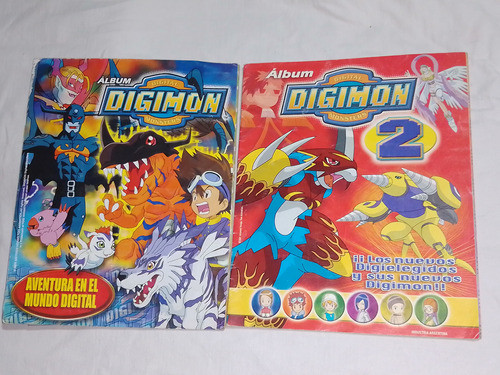 Album Figuritas Digimon Incompletos Precio X Cada Uno 0