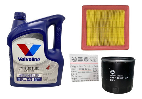Kit Filtros + Aceite Volkswagen Gol Trend 1.6 Msi 16v Vw 0