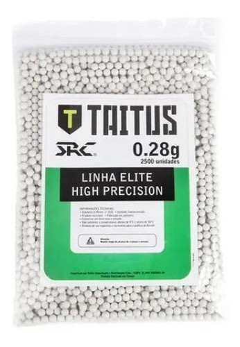 Airsoft Bbs Src Taitus 0.28g Alta Precisão! Estoque Novo! 0
