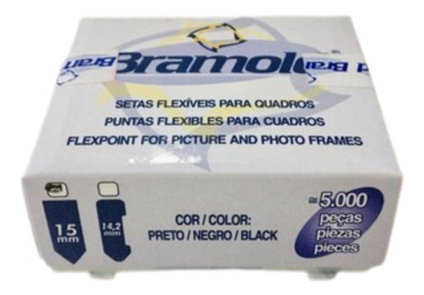 Flexpoint Black Bramold 15mm - 5000und 0