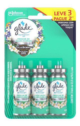 Refil Odorizador Glade Águas Florais Toque De Frescor 12ml 0