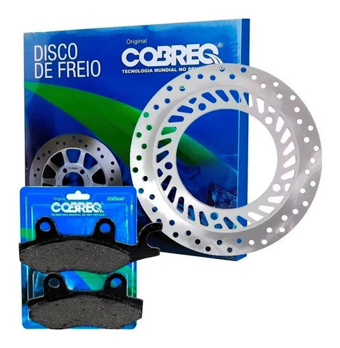 Disco Freio Dianteiro Crf230 + Pastilha Modelo Original 0