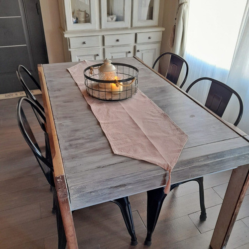 Camino De Mesa Color Rosa. 0