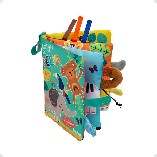 Livrinho De Atividades Jungle Selva Tecido Sensorial Buba 0