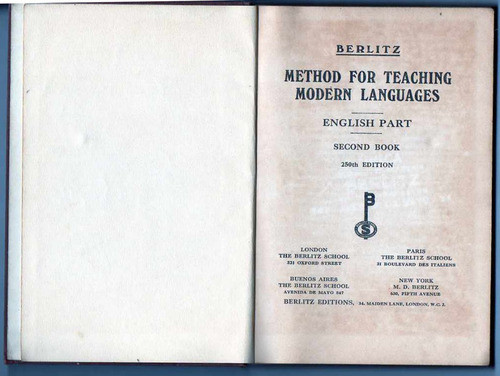 Method For Teaching Modern Languages - Berlitz - Second Book 0
