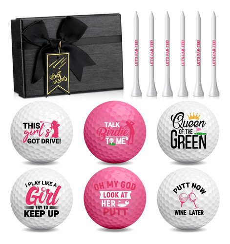 El Divertido Juego Regalo Pelotas Golf Realspring Incluye 6 0