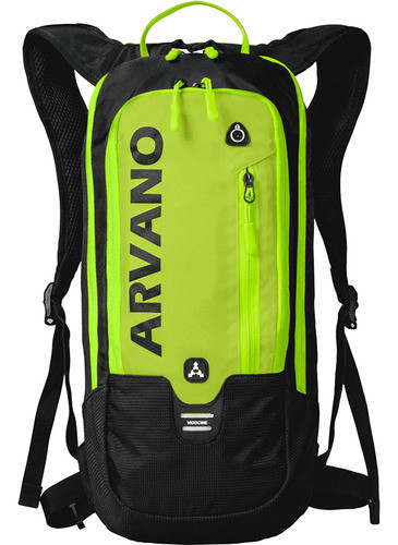 Mochila Senderismo Negra Verde Hidratacion 6l 0