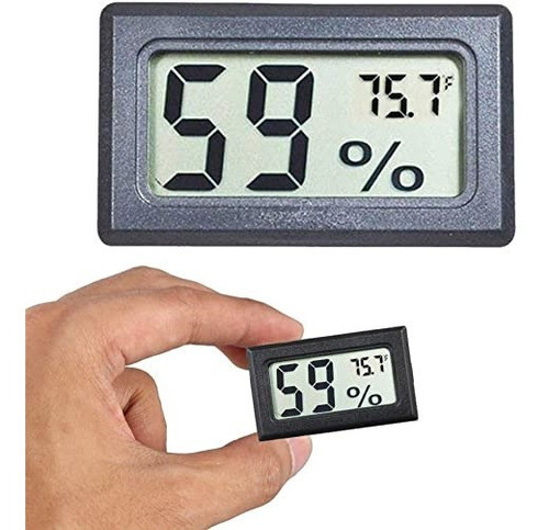 Mini Termometro Digital Sensor Humedad Higrómetro Laromana 0