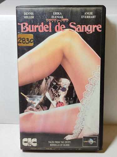 Burdel De Sangre Cuentos De La Cripta Vhs Video Casete 0