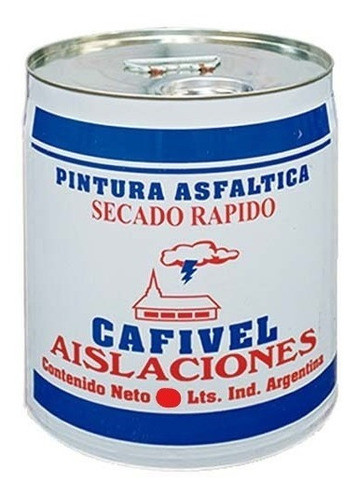 Pintura Asfáltica Cafivel Secado Rápido X  4 Litros 0