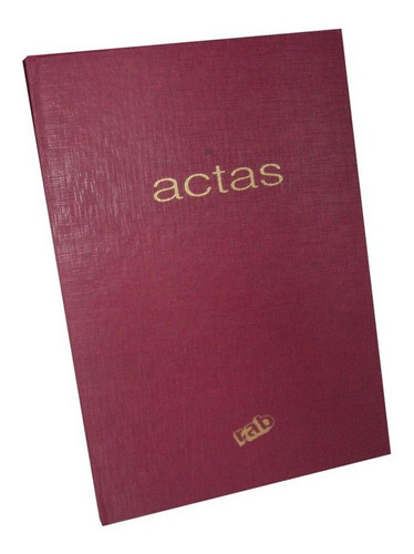 Libro Rab Actas Rayado Bordo X 400 Folios-paginas-hojas 0
