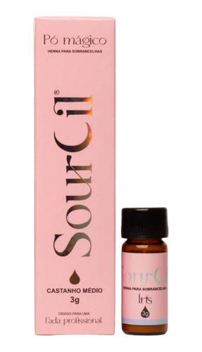 Henna Premium Castanho Médio Íris Sourcil - 3g 0