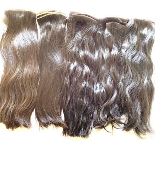2 Cortina De Cabello Natural 40 Cms De Largo 0