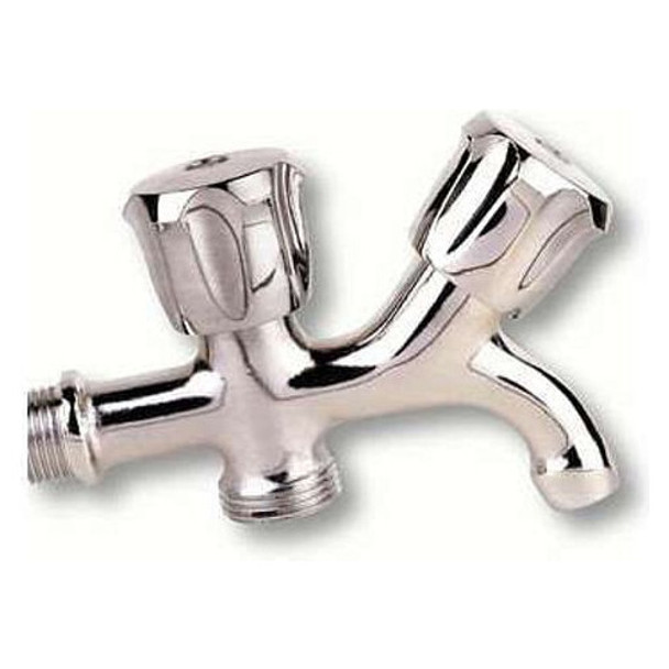 Canilla Doble Para Lavarropas 0