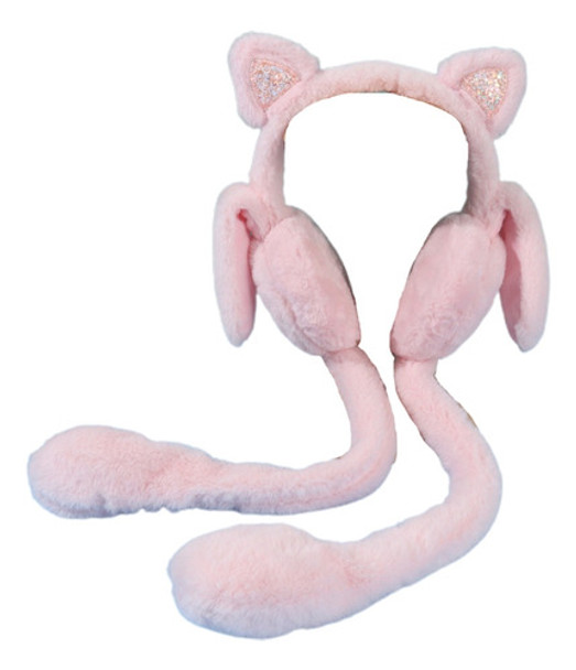 Protetor De Ouvido De Pelúcia Em Forma De Orelha De Gato Em 0