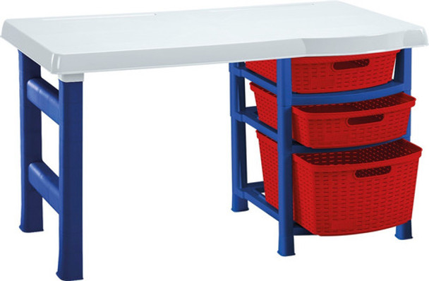 Escritorio Infantil Plastico Con Cajones Niño Niña Rimax 0