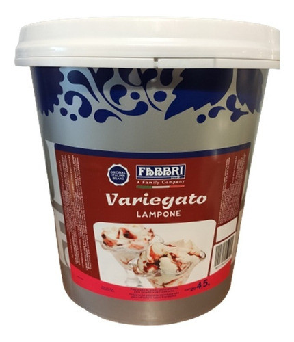 Salsa Frambuesa 4,5 Kg Variegato Cheesecake Helados Frappe 0