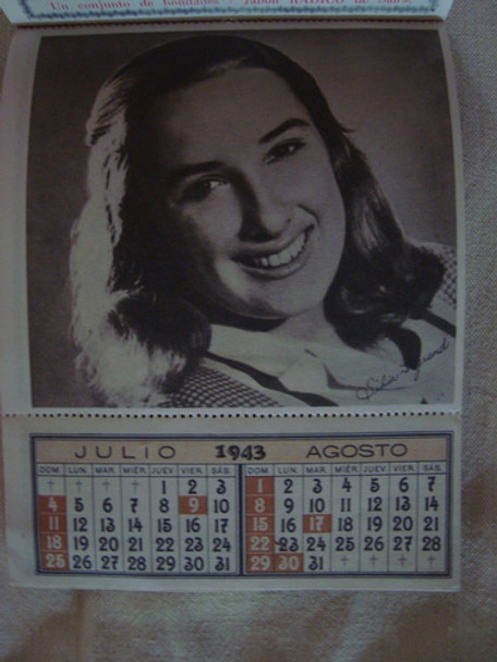 Almanaque 1943 Doval Legrand Moreno E Salve 11x15 0