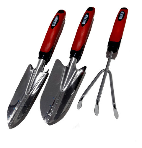 Kit Set Jardinería X3 Herramientas Bremen Pala 0