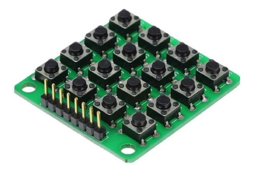 Teclado Botonera 16 4x4 Matrix Mcu Modulo Arduino 0