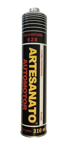 Sellador Poliuretano 628 Parabrisas Negro Cartucho X 310ml 0