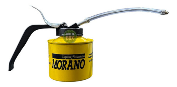 Aceitera A Bomba Metálica 400cc Pico Flexible Morano 0