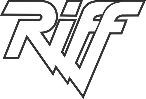 Calco Riff Logo Sticker Vinilo 0