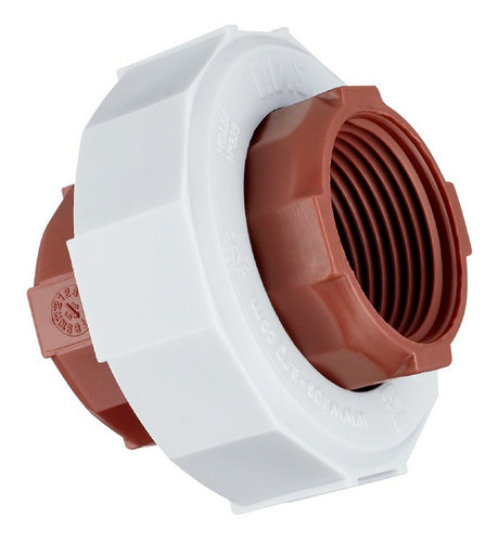 Union Doble 1 1/4 Con Junta - Roscado Ppn Polipropileno 0